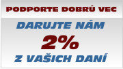 Darujte 2% z vasich dan&iacute;